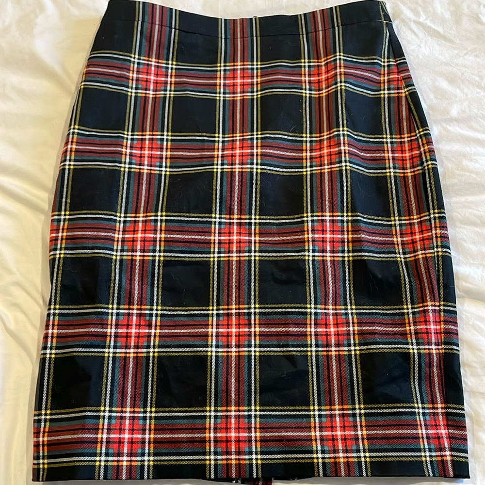 J Crew Plaid Skirt
